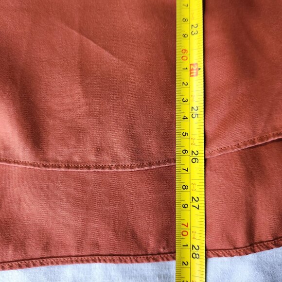 Banana Republic Shirt Blouse Top Women's XL Long Sleeve V-neck Button Up - Picture 8 of 8